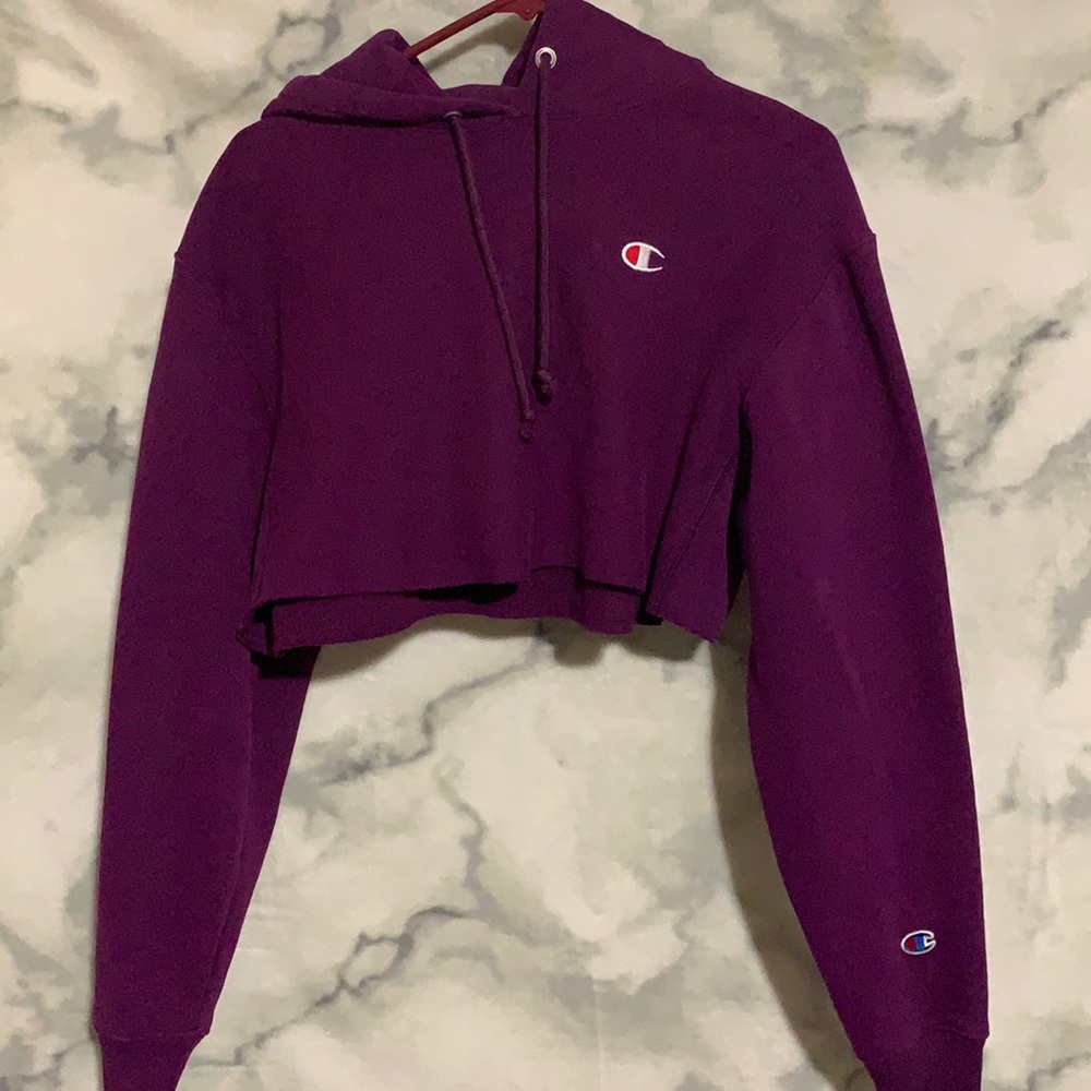 Champion crop sweater